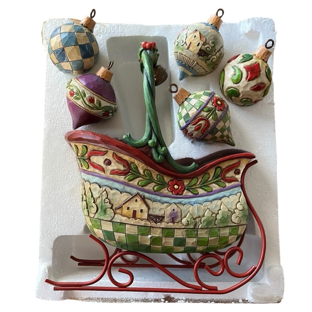 Jim shore Sleigh Bells Ring 6 piece set